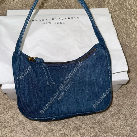 Brandon Blackwood denim SYL bag - Picture 1 of 3